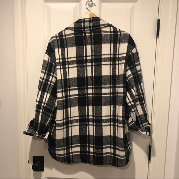 Mango Wool Blend Plaid Shacket - Picture 5 of 5